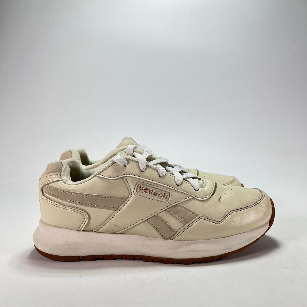 Reebok Classic Harman Run Alabaster Chalk Beige Lifestyle Sneakers Youth Size 5
